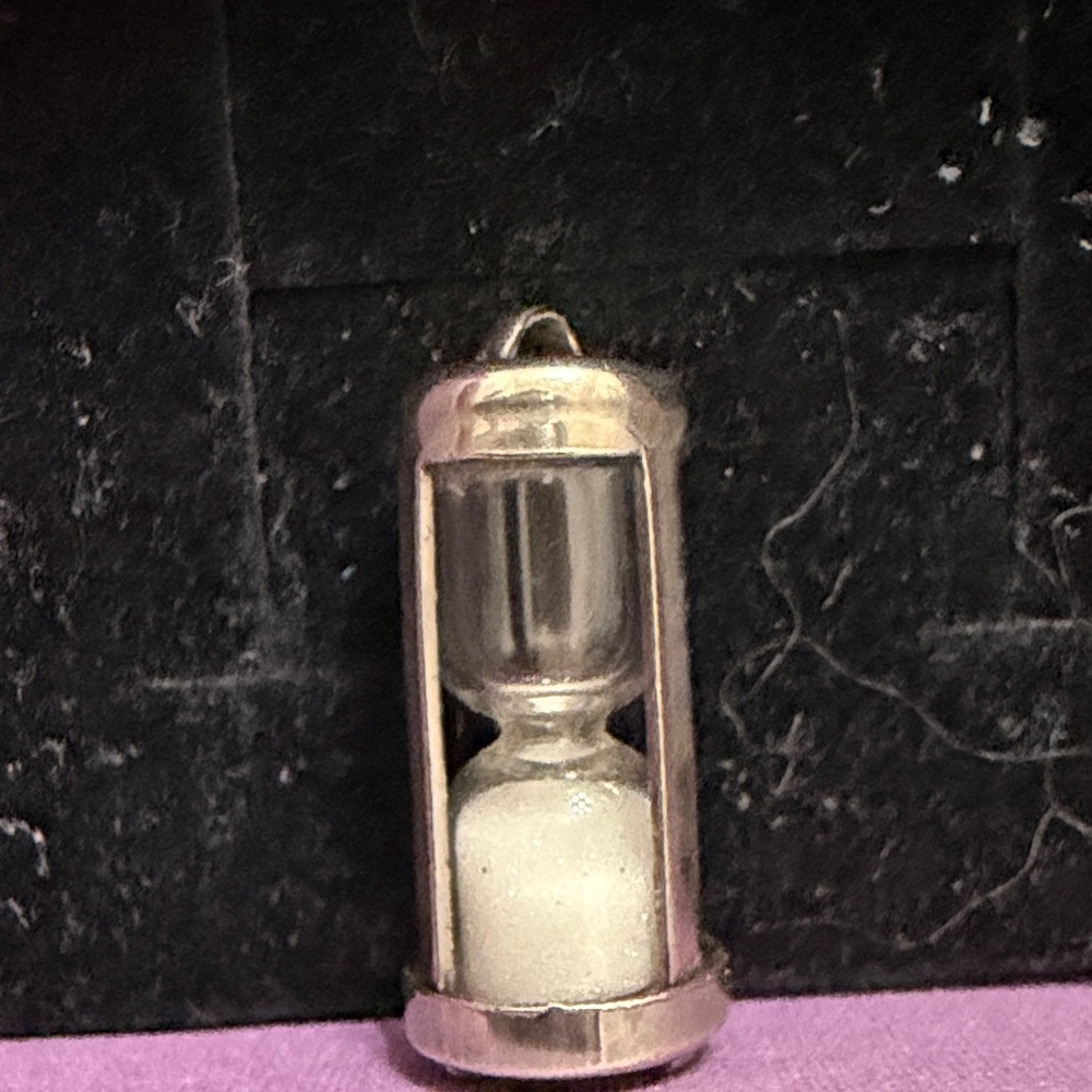 Sterling Silver Moving Sand 925 Payton and Kelly Co. (P and B) Hourglass 50s-60s